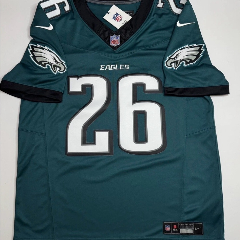 Saquon Barkley #26 Vapor FUSE Jersey Green Eagles Authentic L NEW WITH TAG
